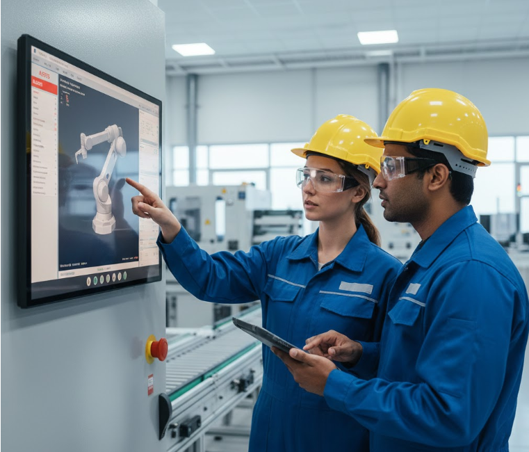 Industrial HMI Displays Using 15.6 Inch LCD